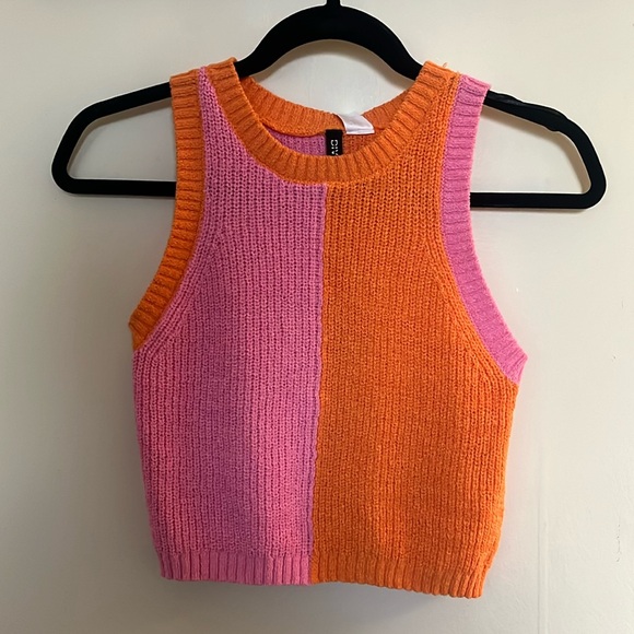 H&M Cropped Sweater Tank - Size S - Picture 1 of 5